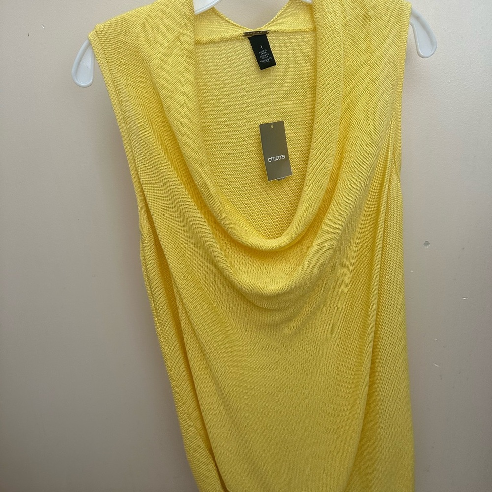 Chicos Black label light knit top